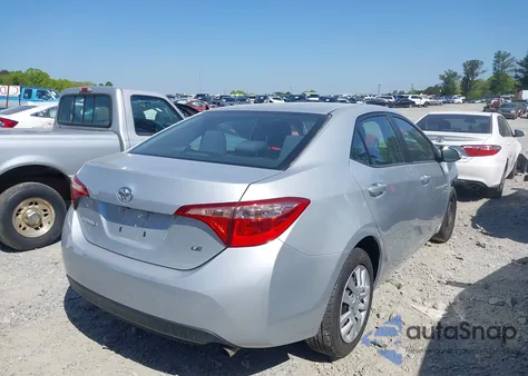 2018 Toyota Corolla Le from USA, damaged, VIN 2T1BURHE9JC116435